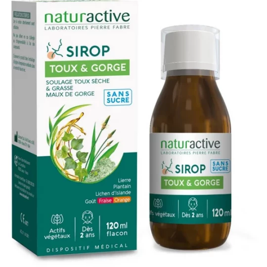 Naturactive Sirop Toux & Gorge 120 ml