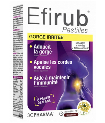 3C Pharma Efiru Cola Pastilles x 30