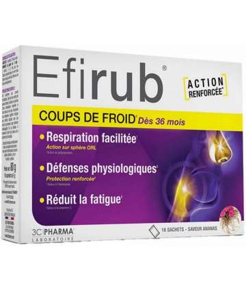 3C Pharma Efirub Coups de Froid Monodoses 10 x 10 ml