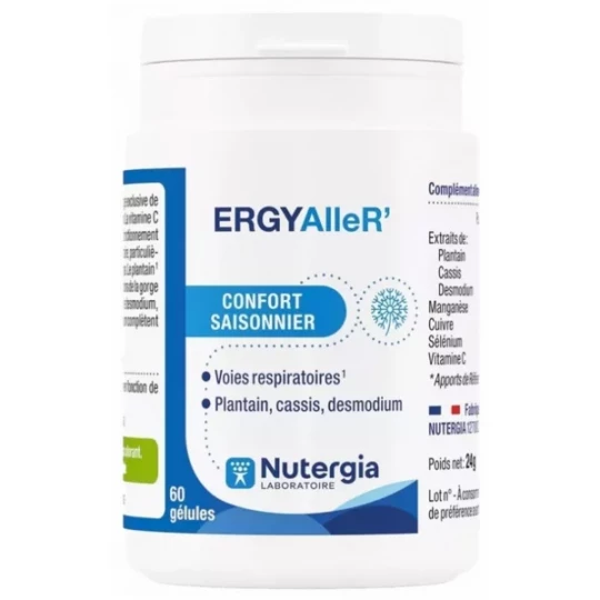 Nutergia ErgyAlleR' Confort Saisonnier Gélules x 60