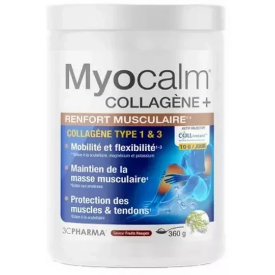 3C PHARMA MYOCALM COLLAGENE+ 30 SACHETS