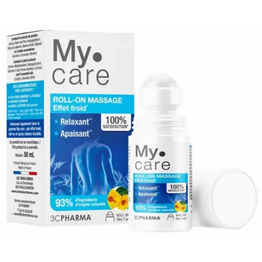 3C Pharma My.Care Roll'On Massage Effet Froid 50 ml