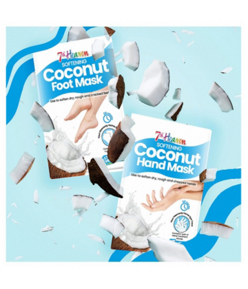 7th Heaven Chaussettes Hydratantes Noix de Coco 1 Paire