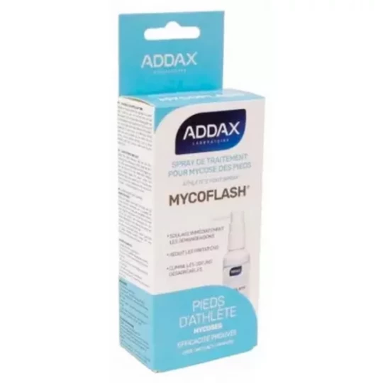 Addax Mycoflash Traitement Mycose des Pieds Spray 25 ml