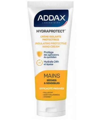 Addax Hydraprotect Crème Isolante Protectrice Mains Sèches et Sensibles 100 ml
