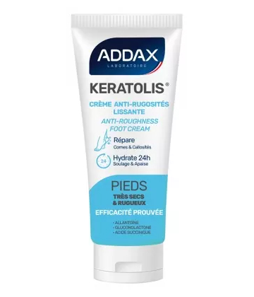 Addax Keratolis Crème Anti-Rugosités Lissante Pieds Tres Secs et Rugueux 50 ml
