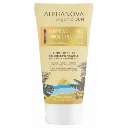 Alphanova Sun Shampoing Douche 2 en 1 Bio 150 ml