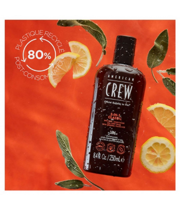 American Crew 3-En-1 Shampooing Après-Shampooing & Gel Douche pour Cheveux et Corps 450 ml
