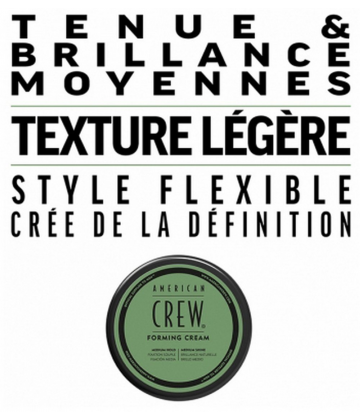 American Crew Forming Cream Crème de Coiffage Fixation Souple 85 g