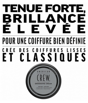 American Crew Grooming Cream Crème de Coiffage Fixation Forte 85 g