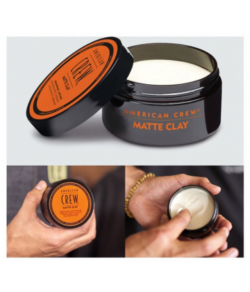 American Crew Matte Clay Pâte de Coiffage Tenue Moyenne à Forte 85 g