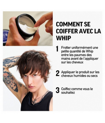 American Crew Whip Crème de Coiffage Tenue Légere 85 g