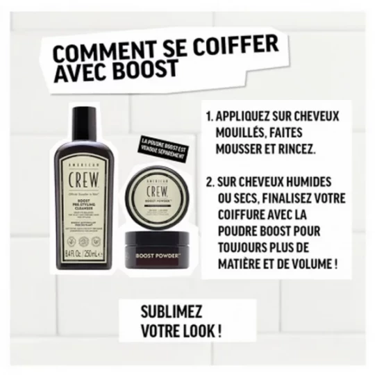 American Crew Boost Nettoyant Précoiffant 250 ml - image 4