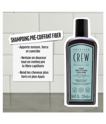 American Crew Fiber Nettoyant Précoiffant 250 ml