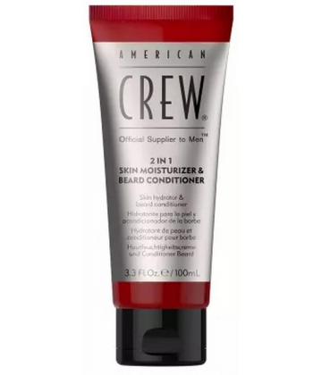 American Crew 2 en 1 Hydratant Visage et Revitalisant Barbe 100 ml