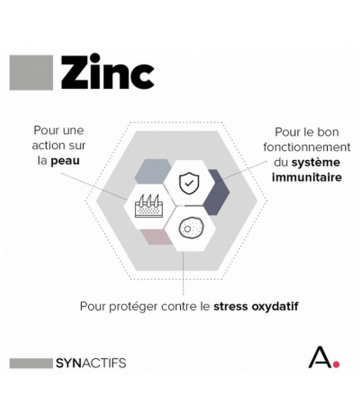 Aragan Synactifs ZincActifs Gélules x 60