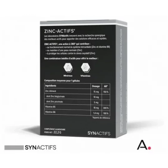 Aragan Synactifs ZincActifs Gélules x 60 - image 5