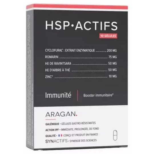 Aragan Synactifs HspActifs Gélules x 10