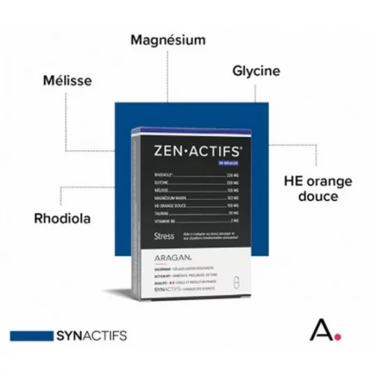 Aragan Synactifs ZenActifs Gélules x 30 - image 2