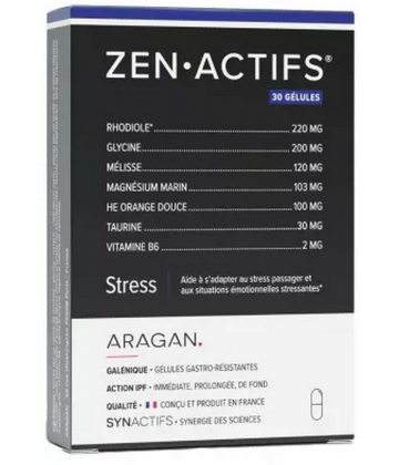 Aragan Synactifs ZenActifs Gélules x 30