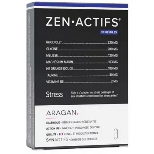 Aragan Synactifs ZenActifs Gélules x 30