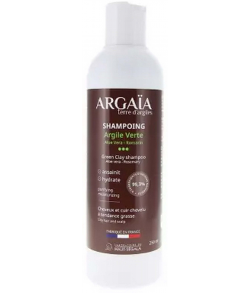 Argaïa Shampoing Argile Verte 250 ml