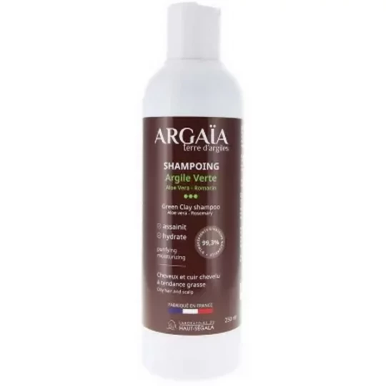 Argaïa Shampoing Argile Verte 250 ml