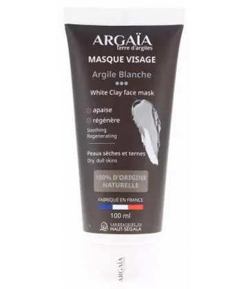 Argaïa Masque Visage Argile Blanche 100 ml