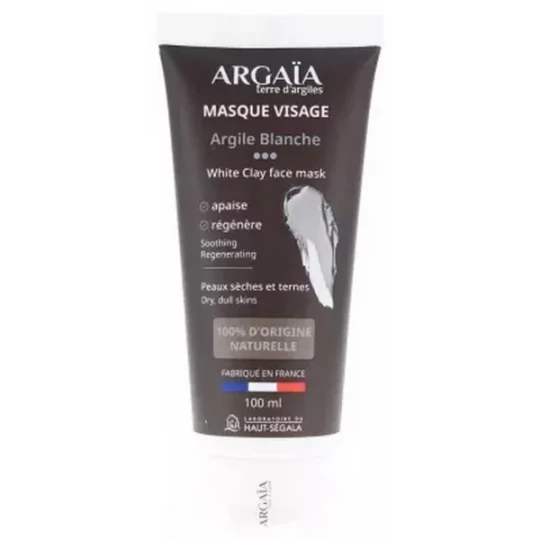 Argaïa Masque Visage Argile Blanche 100 ml