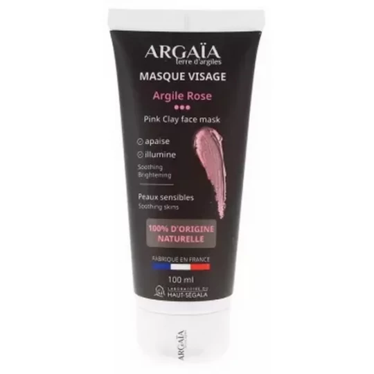 Argaïa Masque Visage Argile Rose 100 ml