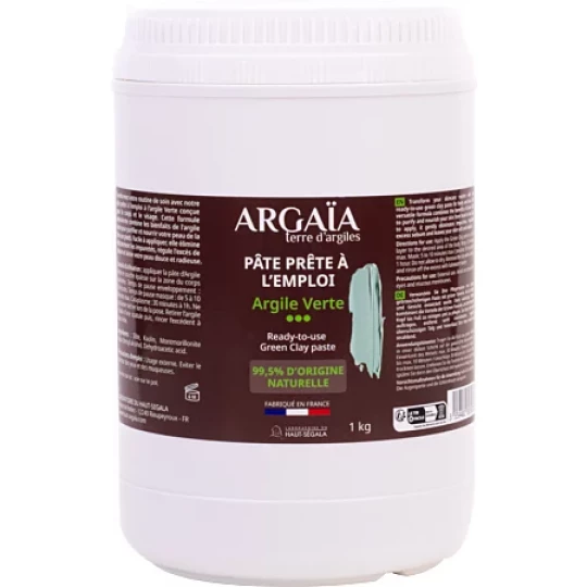 Argaïa Pâte Prête à l'Emploi Argile Verte