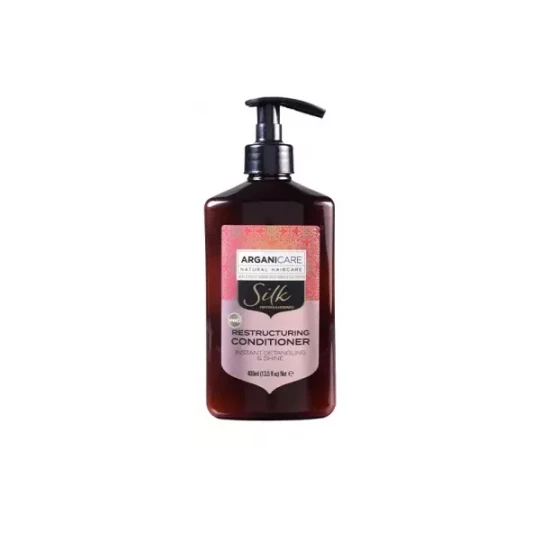 Arganicare Après-Shampooing Restructurant Protéine de Soie 400 ml