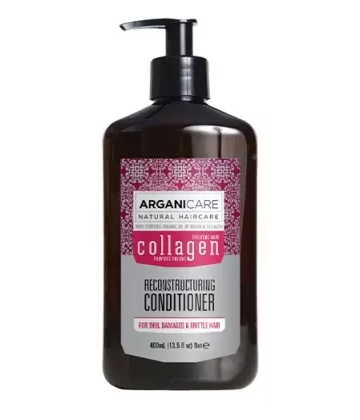 Arganicare Après-Shampooing Energisant Collagene 400 ml