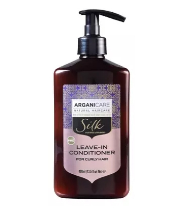 Arganicare Soin Définissant Cheveux Bouclés Protéine de Soie 400 ml