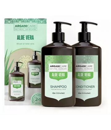 Arganicare Coffret Duo Hydratant & Régulateur Aloe Vera