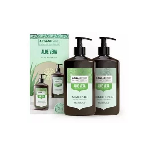 Arganicare Coffret Duo Hydratant & Régulateur Aloe Vera