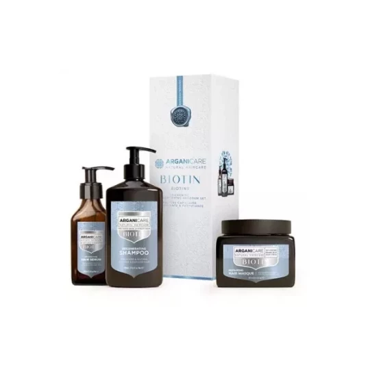 Arganicare Coffret Trio Fortifiant & Réparateur Biotine