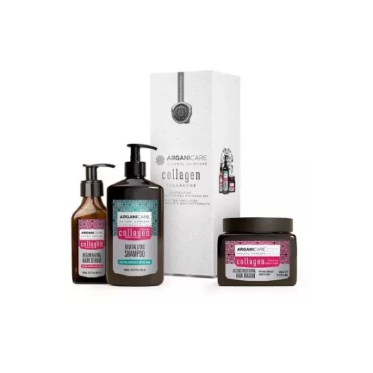 Arganicare Coffret Trio Revitalisant & Volume Boost Collagène