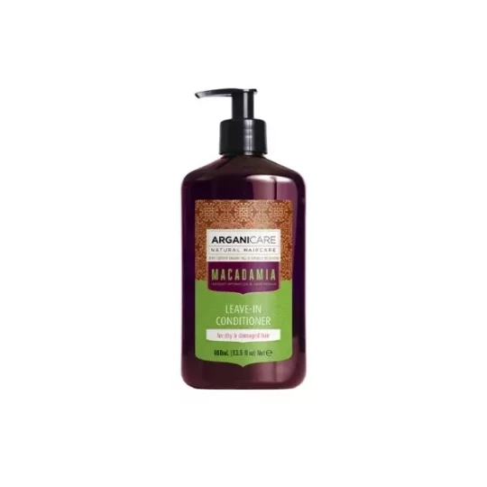 Arganicare Crème de Soin Hydratante Cheveux Secs & Abimés Macadamia 400 ml