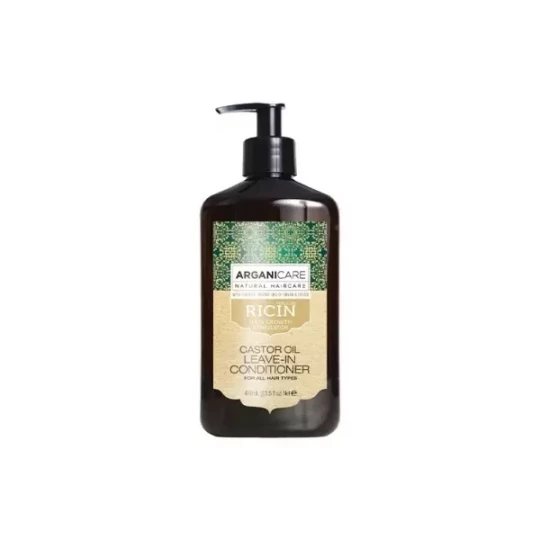 Arganicare Soin Sans Rinçage Protecteur Vitaminé Ricin 400 ml