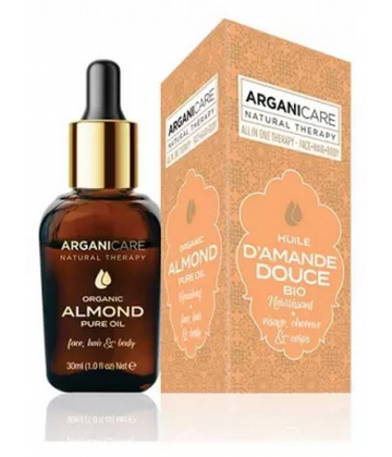 Arganicare Huile d'Amande Douce Bio 3-en-1 30 ml