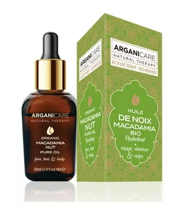 Arganicare Huile de Macadamia Bio 3-en-1 30 ml