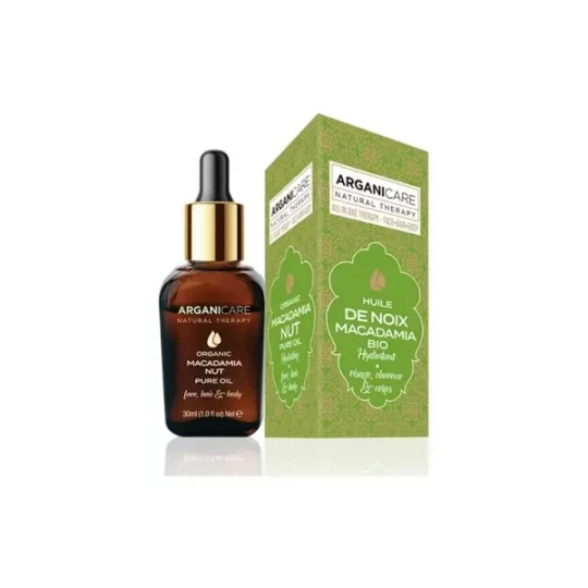 Arganicare Huile de Macadamia Bio 3-en-1 30 ml