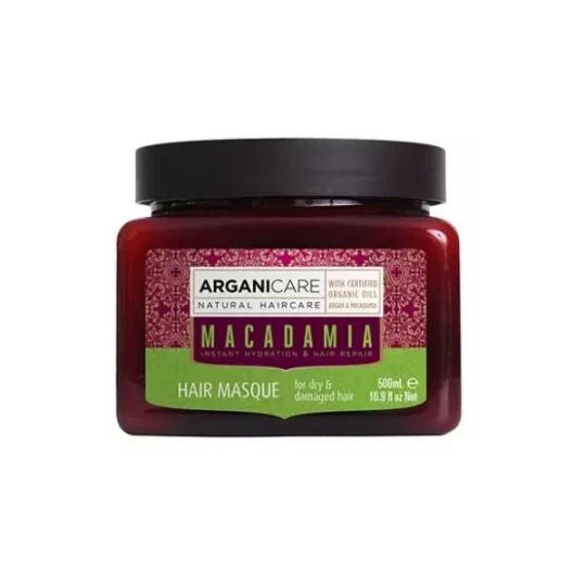 Arganicare Masque Hydratant Réparateur Cheveux Secs & Abimés Macadamia 500 ml