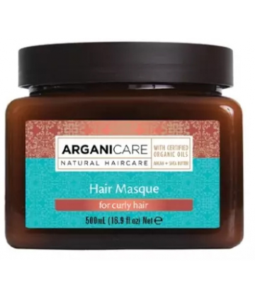 Arganicare Masque Nourrissant Réparateur Cheveux Bouclés Argan 500 ml