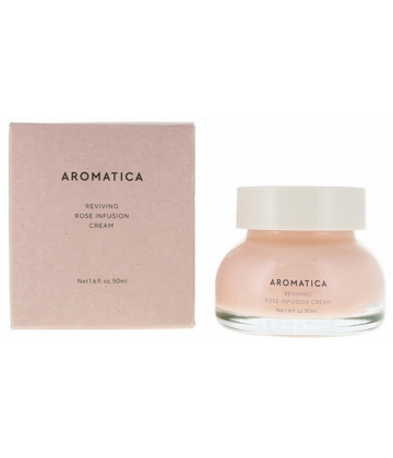 Aromatica Revining Crème Visage Rose Infusion 50 ml