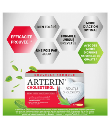 Arterin Cholestérol Comprimés x 90