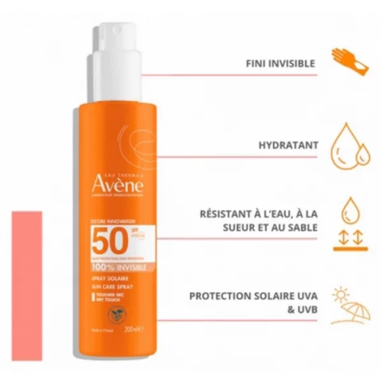 Avène Solaire Spray SPF50 200 ml - image 2