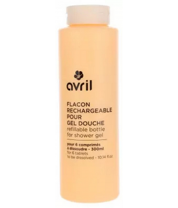 Avril Flacon Rechargeable pour Gel Douche 300 ml