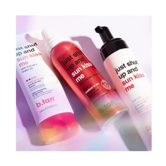 B.Tan Lotion Autobronzante Progressive Just Shut Up & Sun Kiss Me 236 ml - image 2